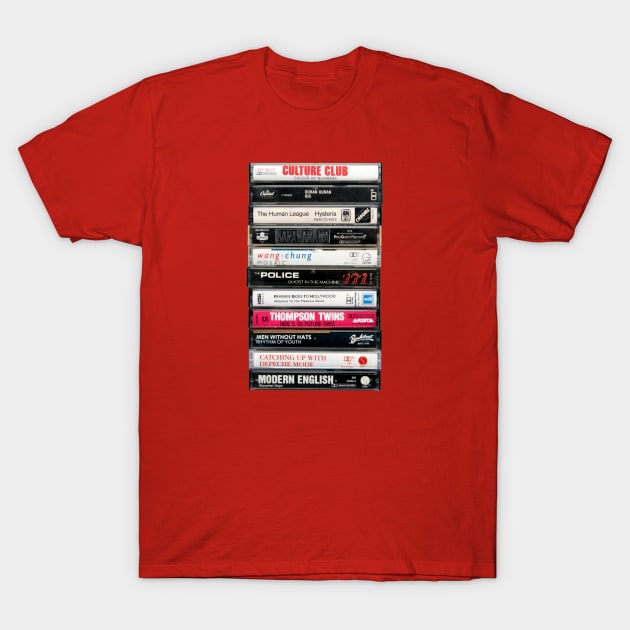 New Wave Cassette Tapes T-Shirt by HustlerofCultures